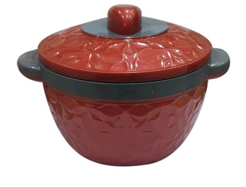 Red Plastic Casserole