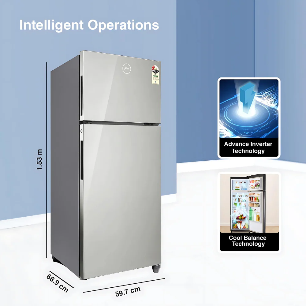 Godrej 212L Inverter Double Door Fridge