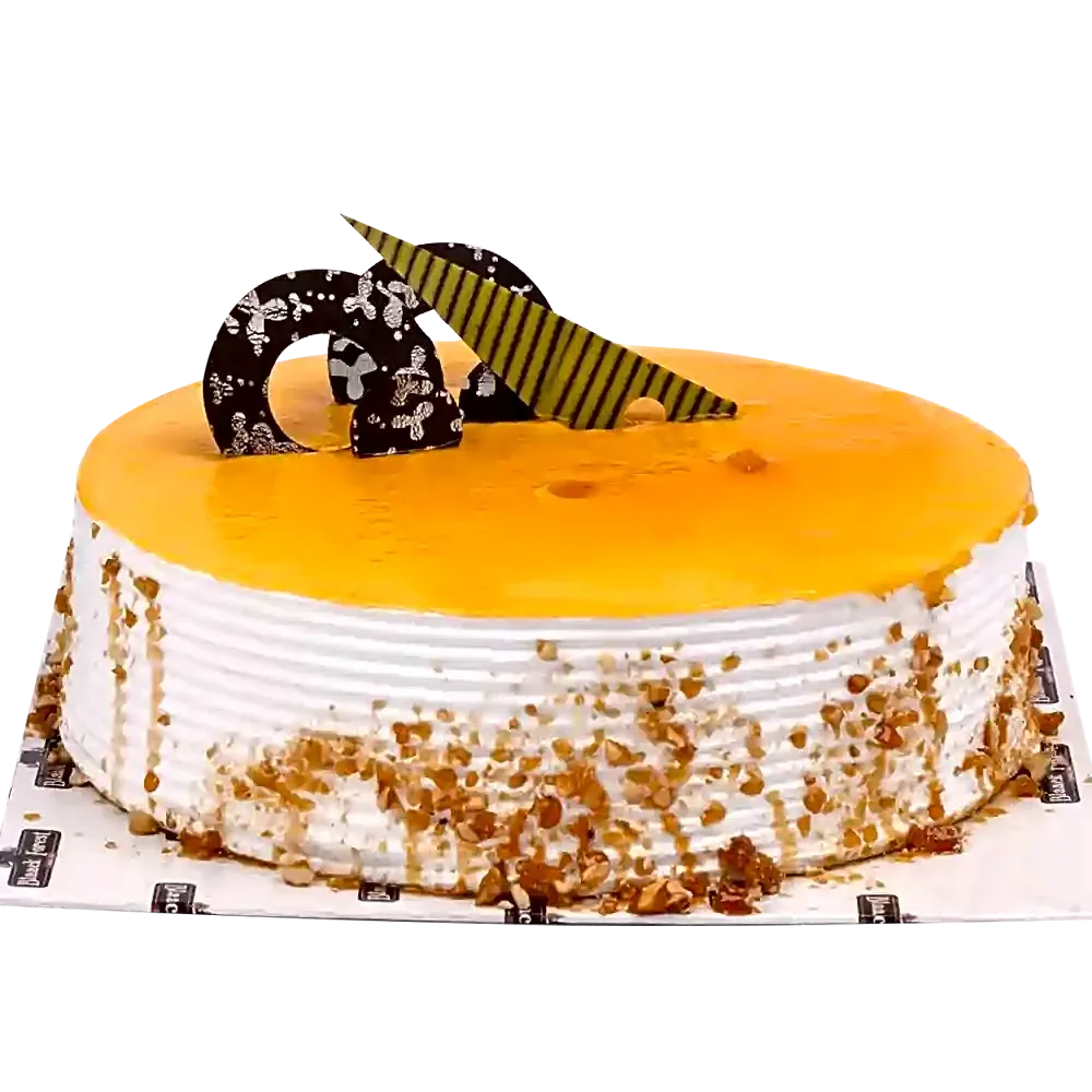 Butterscotch & Mango Cake