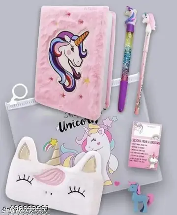 Unicorn Fur Diary – Soft Furry Notebook for Girls & Kids