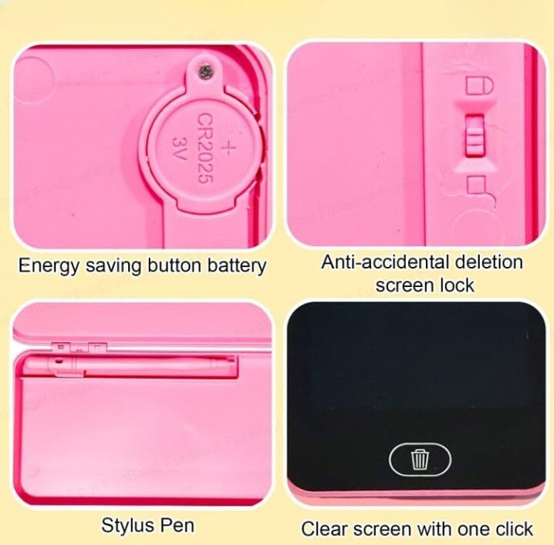 LCD Writing Tablet Pencil Box – Drawing Board Case (Multicolor)