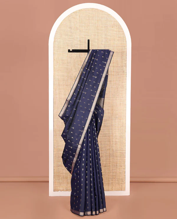 Bluee Mayuri Soft Silk Saree