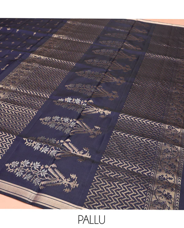 Bluee Mayuri Soft Silk Saree