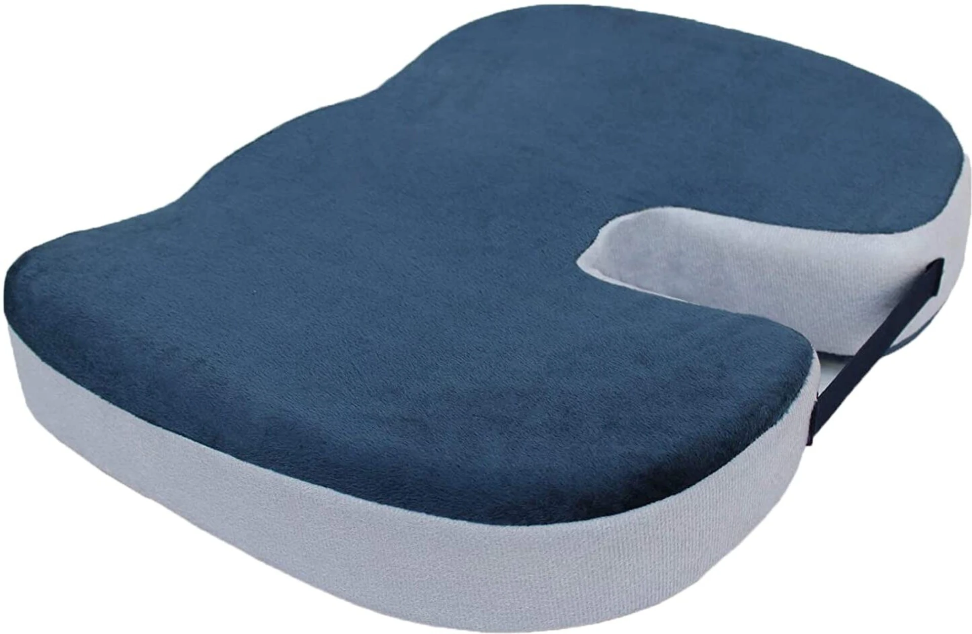 Coccyx Cushion Seat for Tailbone & Sciatica Pain Relief – Blue