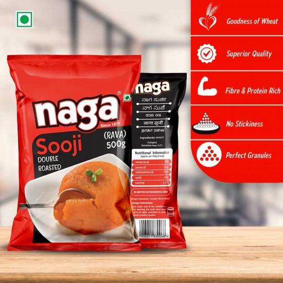 Naga Double Roasted Sooji