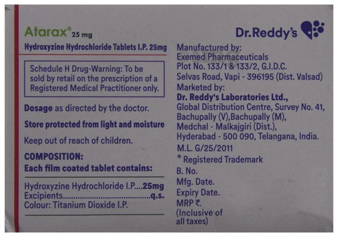 Atarax 25mg Tablet