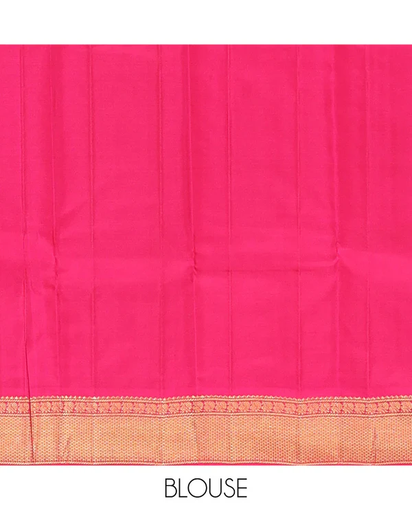 Orange Kanchipuram Silk Saree