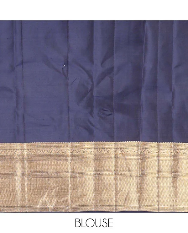 Green rettai manga buttas Vasundhara Lite Silk Mix Saree