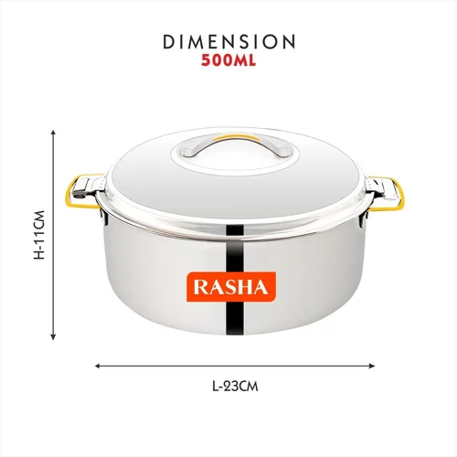 RASHA Stainless Steel Hot Pot 500ML