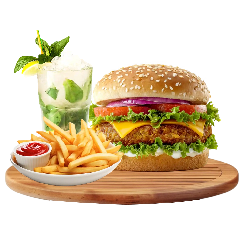 Veg Burger Combo